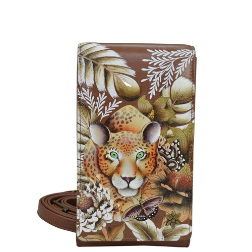 Cleopatra's Leopard Tan Smartphone Crossbody - 1154