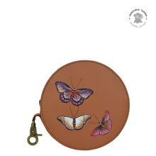 Load image into Gallery viewer, Butterflies Honey Round Coin Purse - 1175
