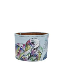Load image into Gallery viewer, Underwater Beauty Painted Leather Cuff - 1176
