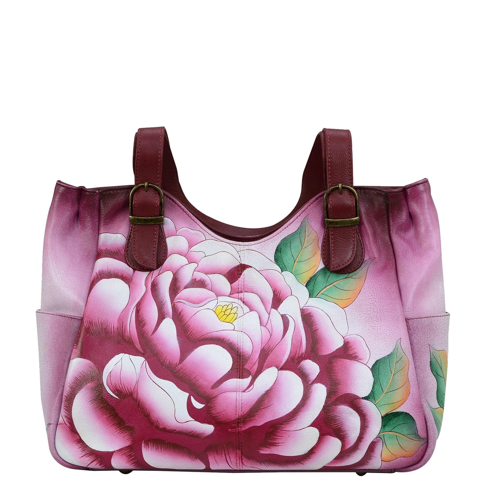 Leather Hand painted Shoulder Bag 8065 – Anuschka