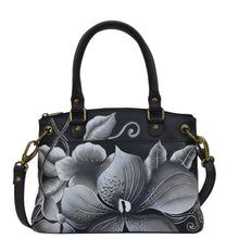 Load image into Gallery viewer, Midnight Floral Black Small Satchel - 8252
