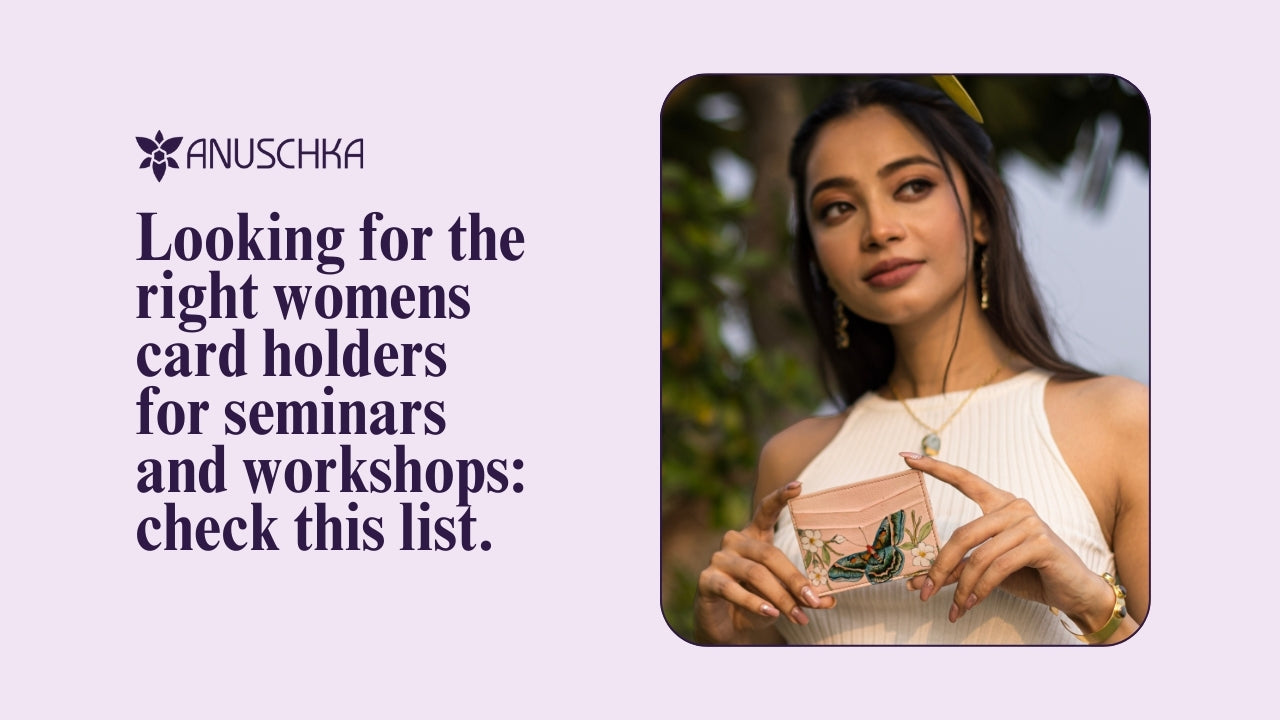 Women Card Holders for seminar and workshop