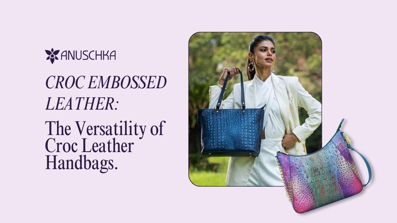The versatility of croc leather handbags: From casual to formal ...