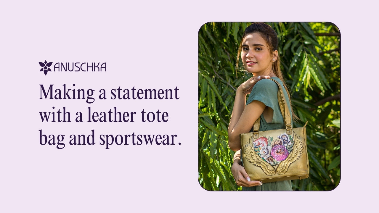 Leather Tote Bags - Anuschka