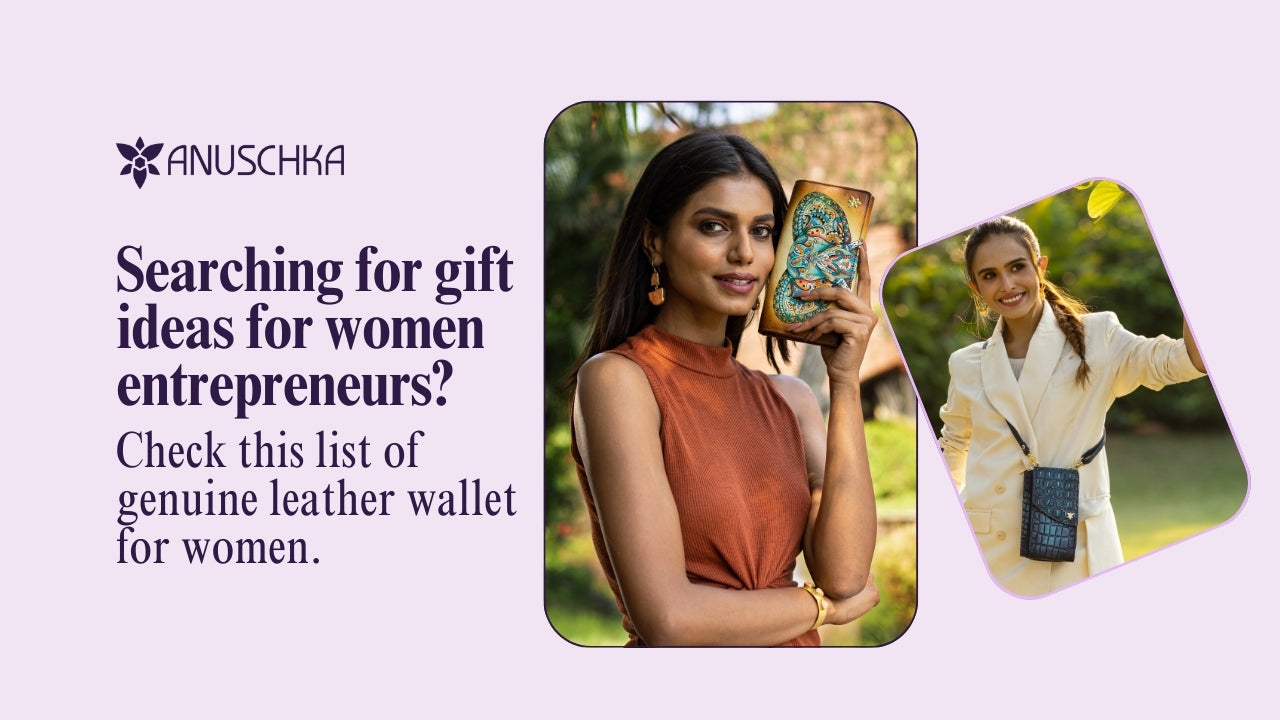 Genuine Leather Wallet for Women - Anuschka