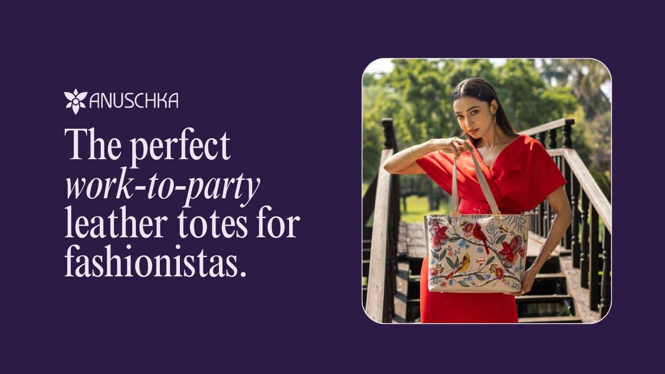 Tooled Butterfly Pearl Pink Large Zip Top Tote - 698