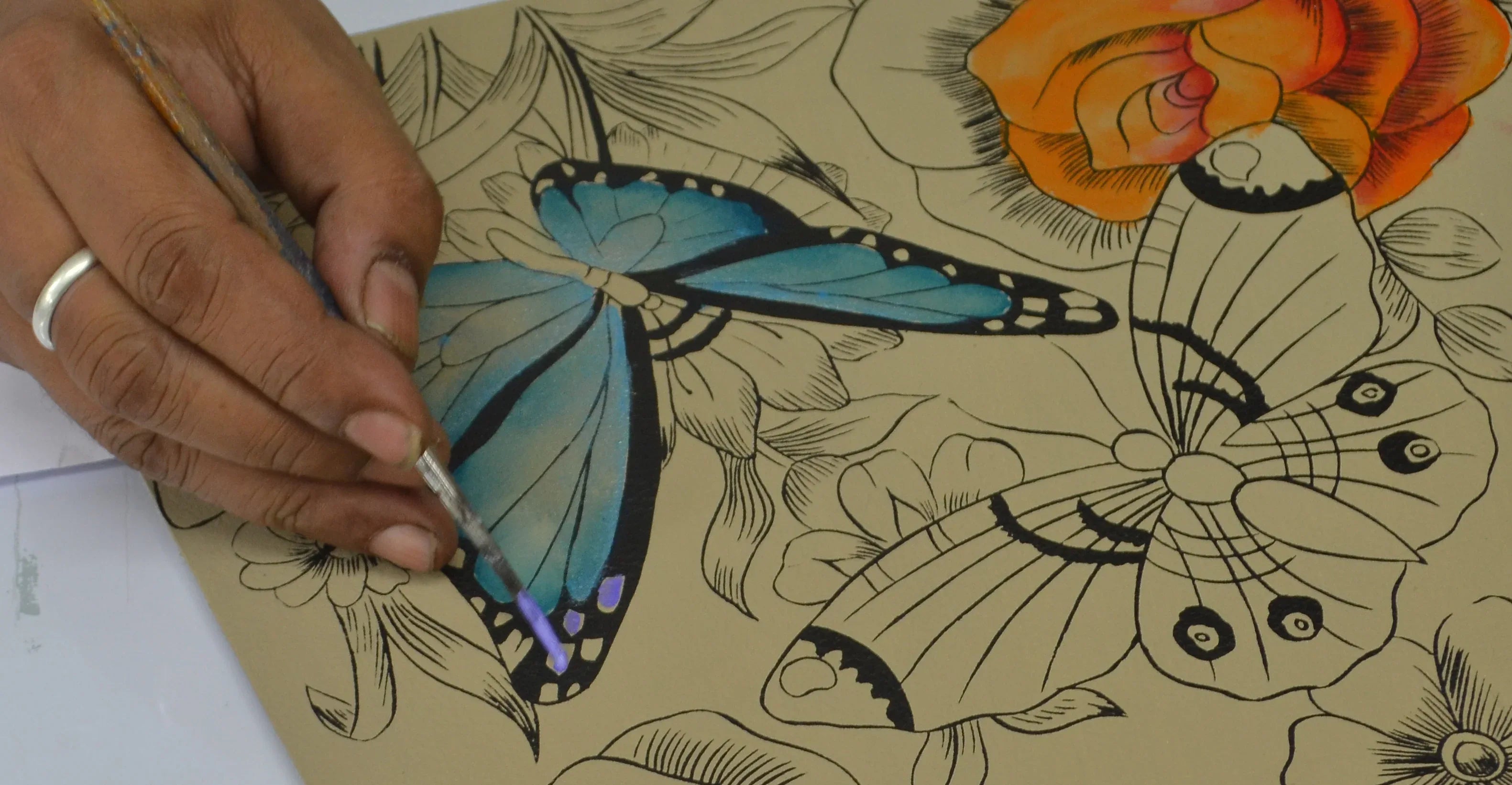 Floral Paradise-Tan - Anuschka