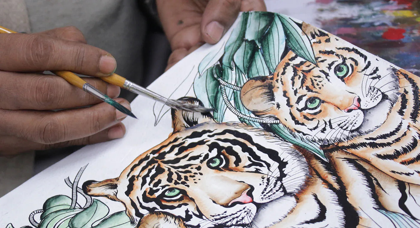 Tiger Family Kimono Collection - Anuschka