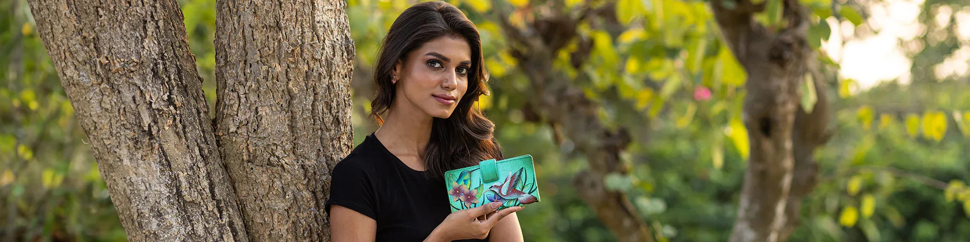 Anna Hand painted Clutches & Wristlets - Anuschka