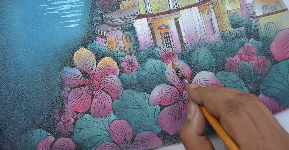 Moonlit Amalfi Hand Painted Bags and Accessories - Anuschka