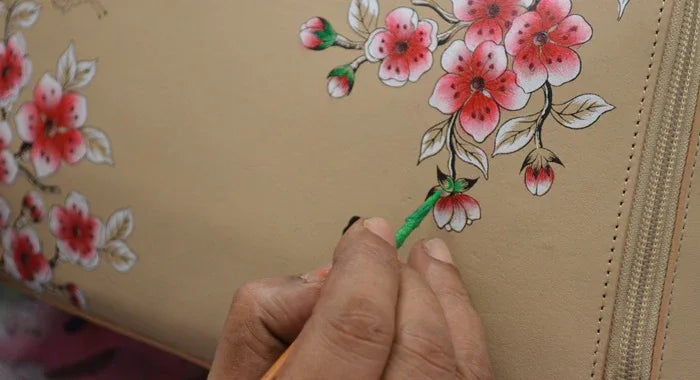 Flower Garden Almond Hand Painted bags and accessories - Anuschka