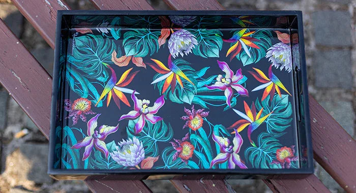 Printed Wooden Tray Collection - Anuschka