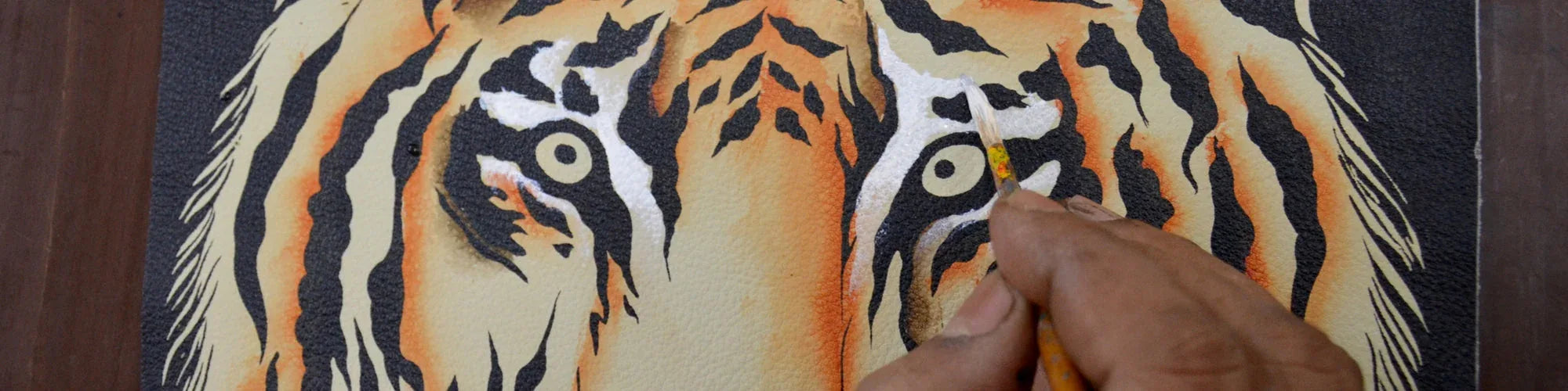 Bengal Tiger Hand Painted Bags and Accessories - Anuschka