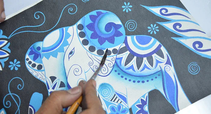 Blue Elephant - Anuschka