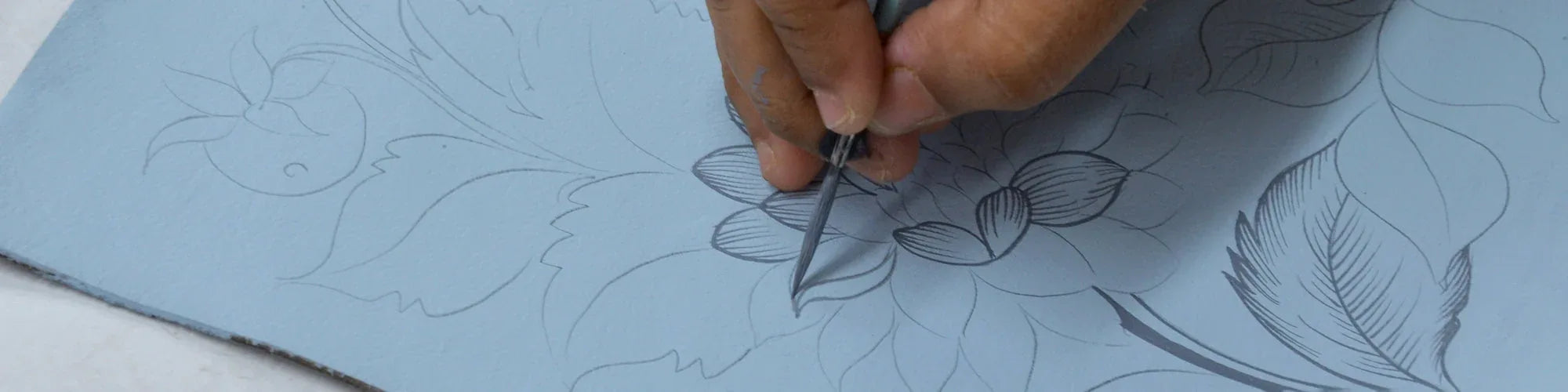 Butterfly Garden Blue Anna Hand Painted Bags and Accessories - Anuschka