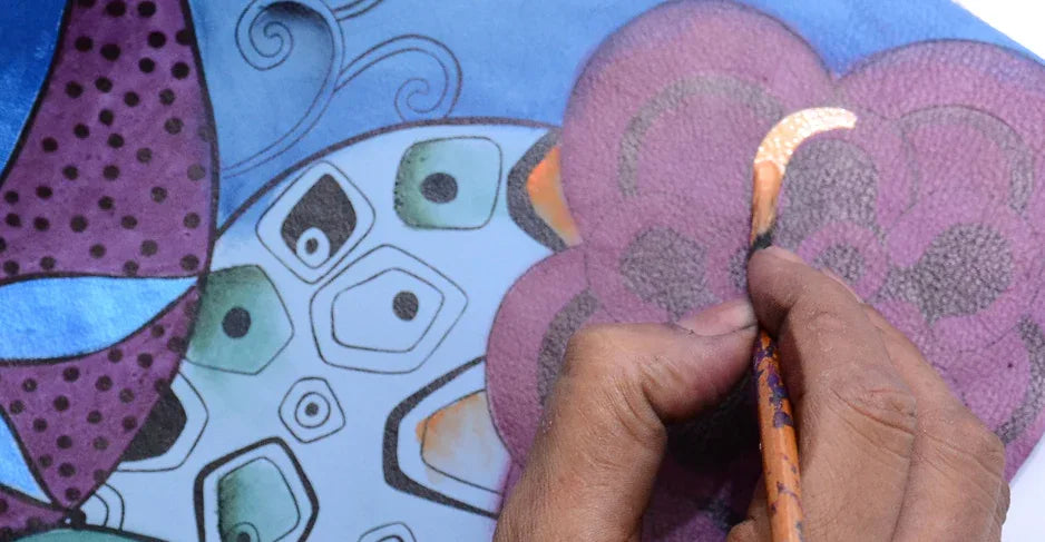 Tribal Potpourri-Eggplant - Anuschka