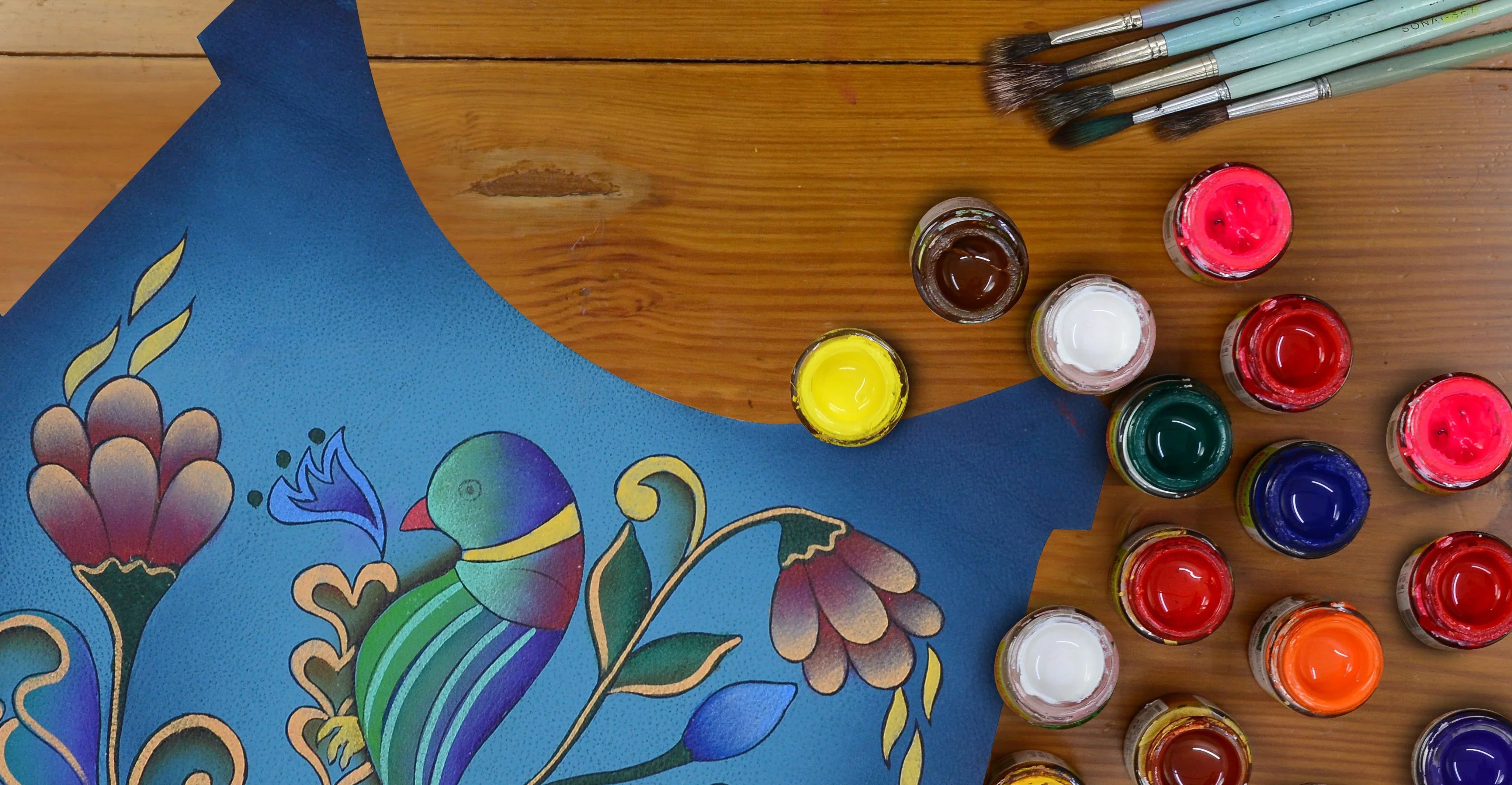 Portuguese Parrot-Denim - Anuschka