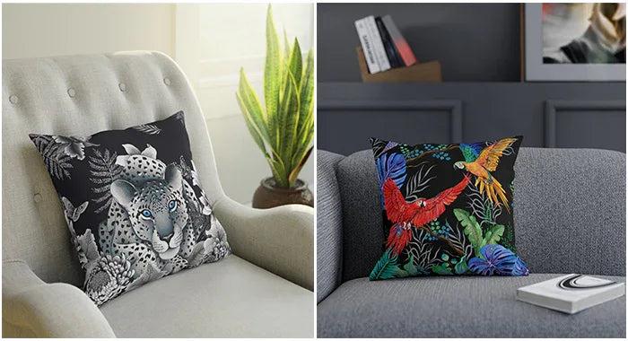 Custom Printed Throw Pillows Collection - Anuschka