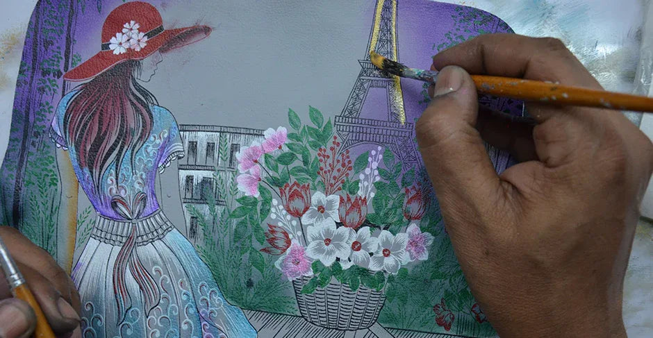 Paris Sunrise Anna Hand Painted Bags and Accessories - Anuschka