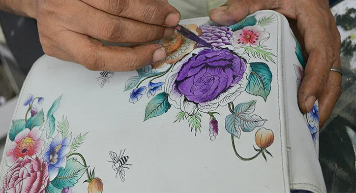 Floral Charm Hand Painted bags and accessories - Anuschka