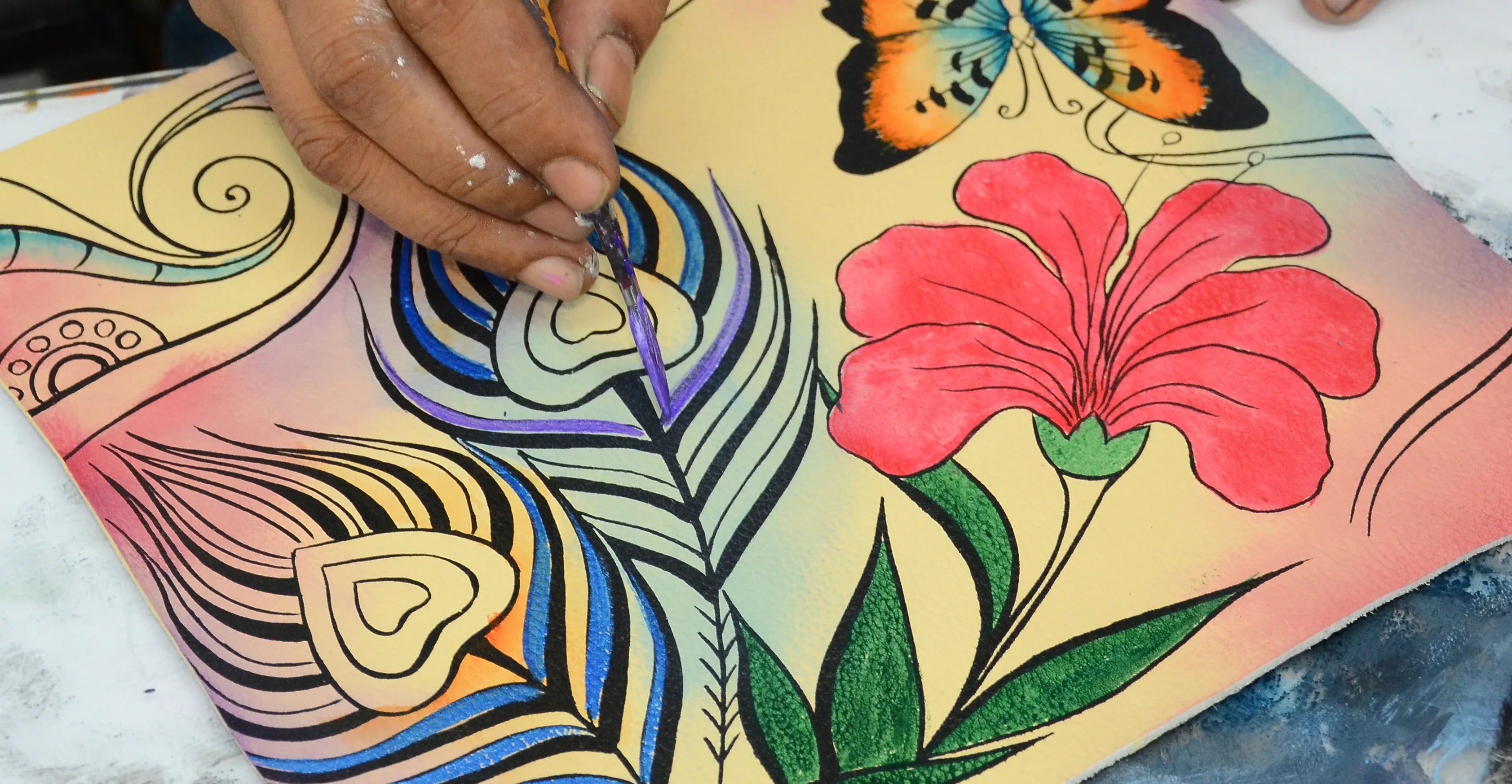 Peacock Butterfly - Anuschka