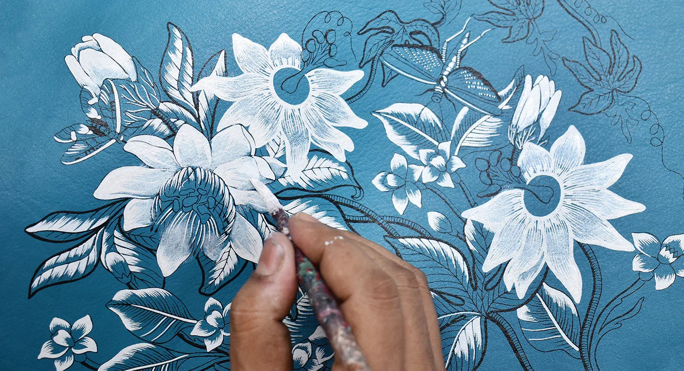 Royal Garden Hand Painted Bags and Accessories - Anuschka