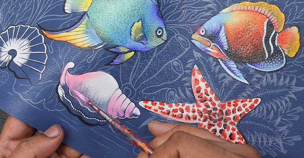 Mystical Reef Hand Painted bags and accessories - Anuschka