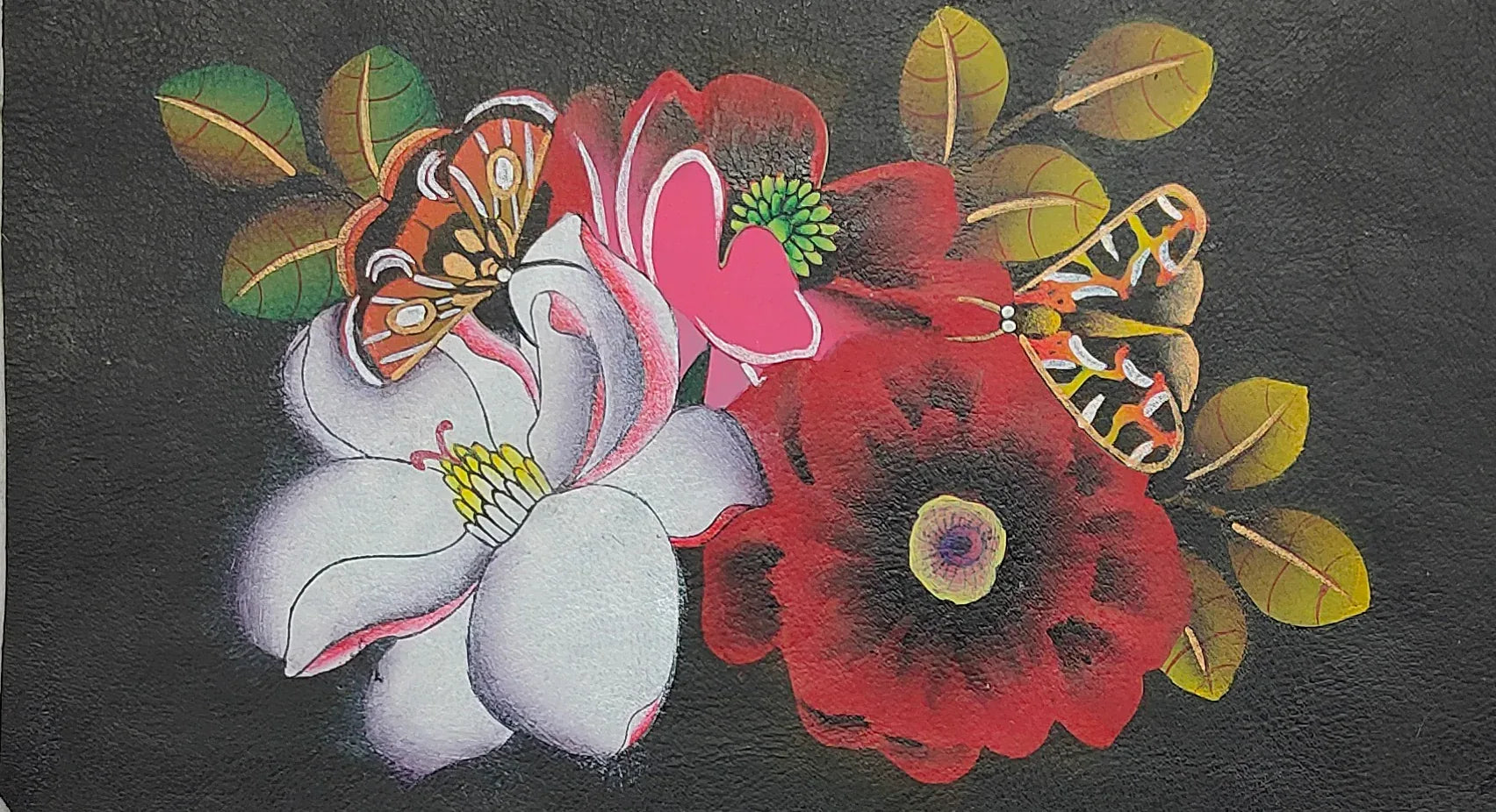 Dreamy Blossoms Black Collections - Anuschka