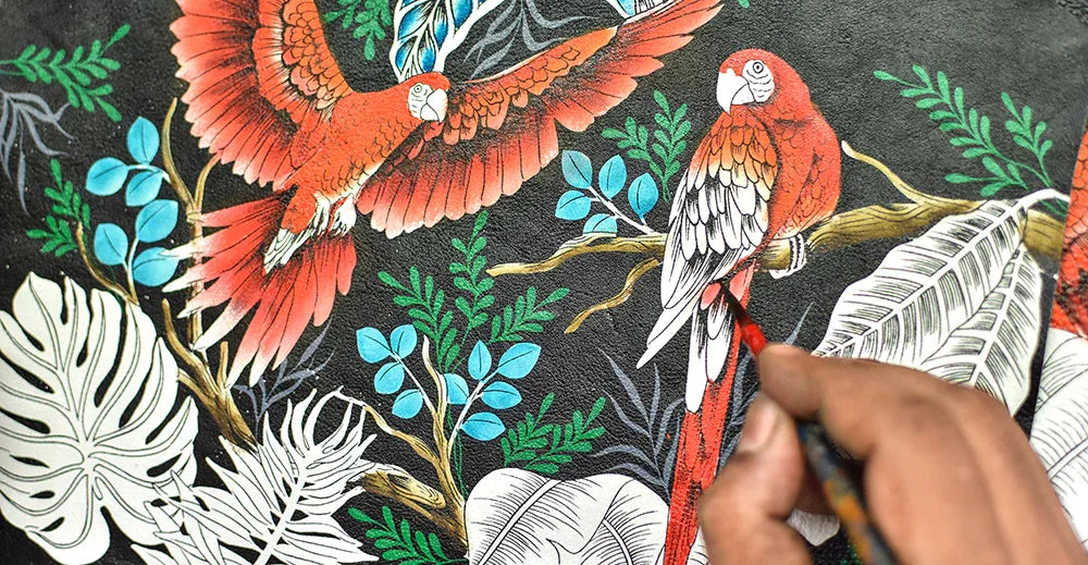 Rainforest Beauties Hand Painted bags and accessories - Anuschka