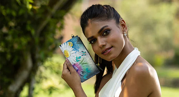 Anna Handpainted Leather Accessories Collection - Anuschka