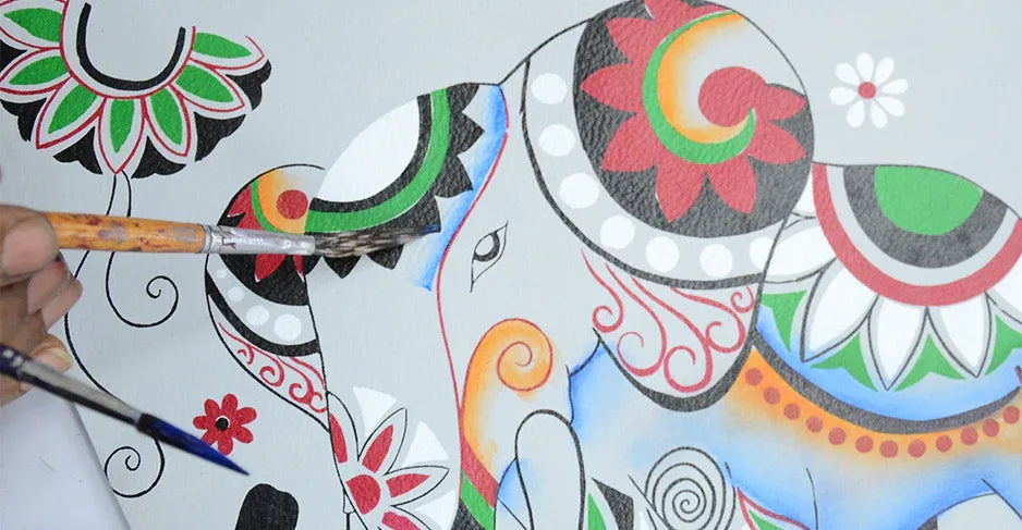 Retro Elephant - Anuschka