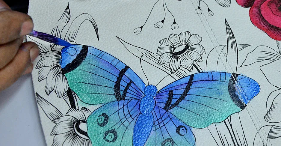 Floral Paradise Hand Painted Bags and Accessories Collection - Anuschka