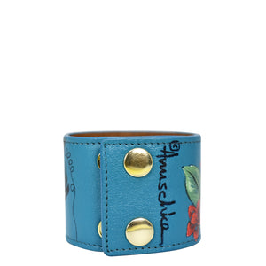Painted Leather Cuff - 1176