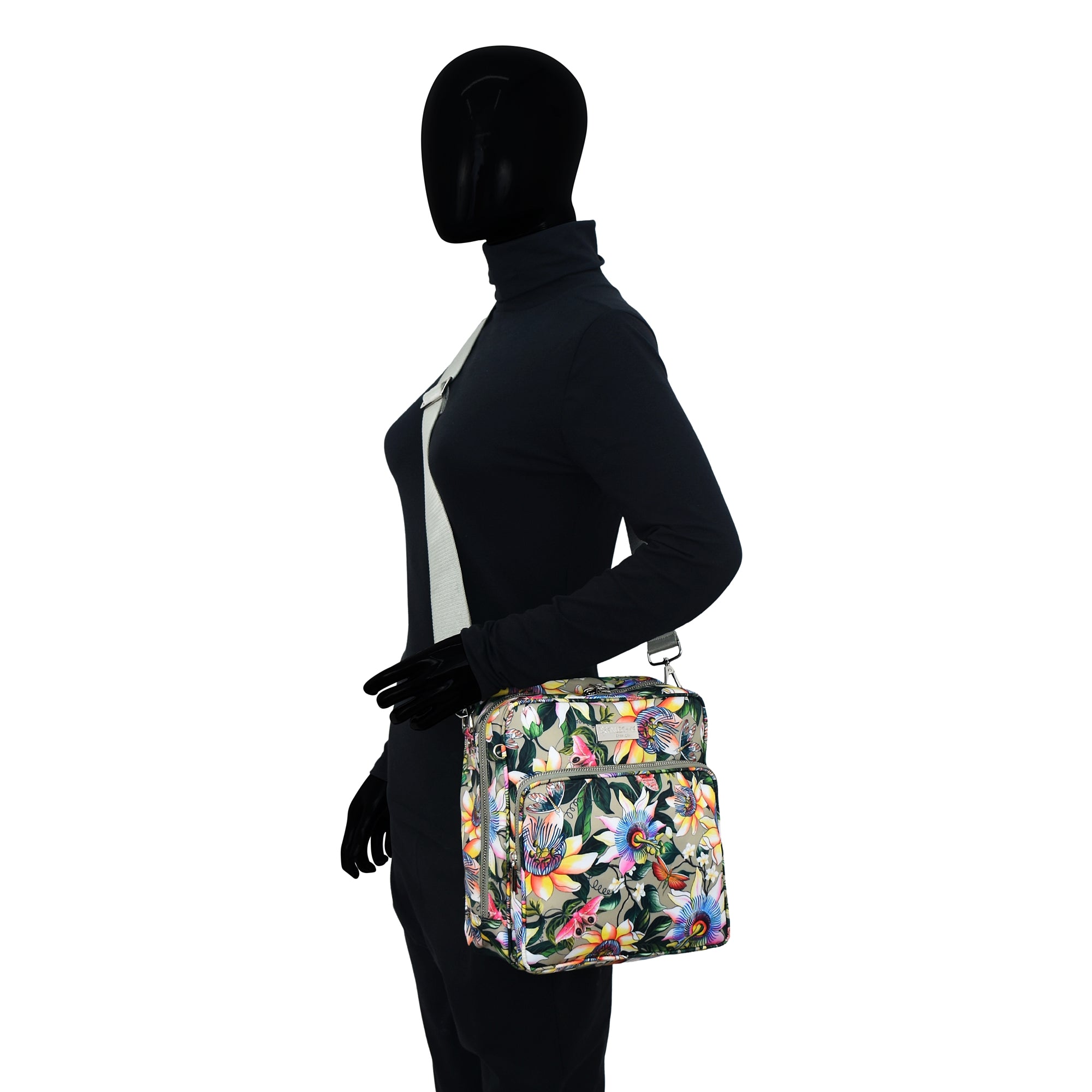 Wanderlust Luxe Fabric Organizer Crossbody - 12021