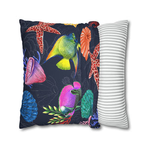 Mystical Reef Polyester Square Pillow Case