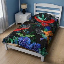 Load image into Gallery viewer, Rainforest Beauties Velveteen Plush Blanket
