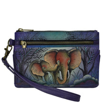 Load image into Gallery viewer, Elephant Family Wristlet Organizer Wallet - 1838
