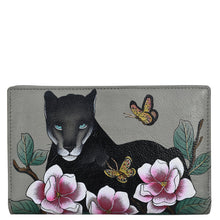 Load image into Gallery viewer, Garden Panther Two Fold Wallet - 1852
