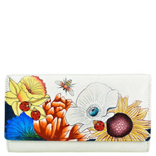Load image into Gallery viewer, Floral Melody Three Fold Organizer Wallet - 1860
