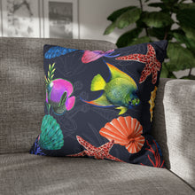 Load image into Gallery viewer, Mystical Reef Polyester Square Pillow Case
