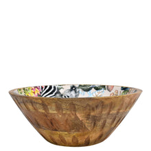 Load image into Gallery viewer, Wooden Printed Bowl - 25003
