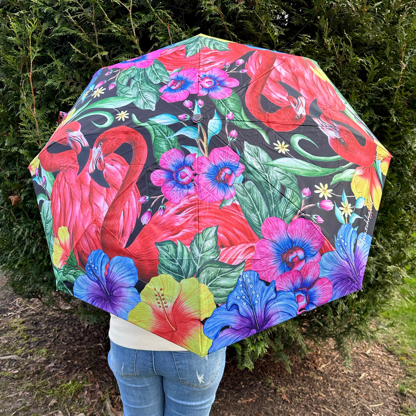 Auto Open/ Close Printed Umbrella - 3100