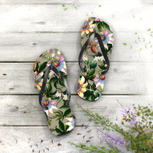 Load image into Gallery viewer, Floral Passion Flip Flops
