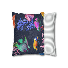 Load image into Gallery viewer, Mystical Reef Polyester Square Pillow Case
