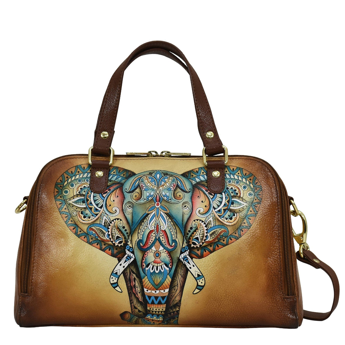 Leather Hand painted Shoulder Bag - 8065 – Anuschka