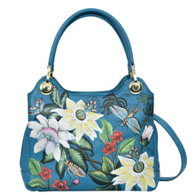 Load image into Gallery viewer, Royal garden Satchel With Crossbody Strap - 708
