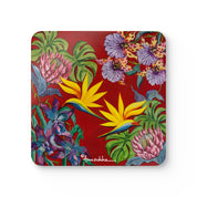 Island Escape Corkwood Coaster Set