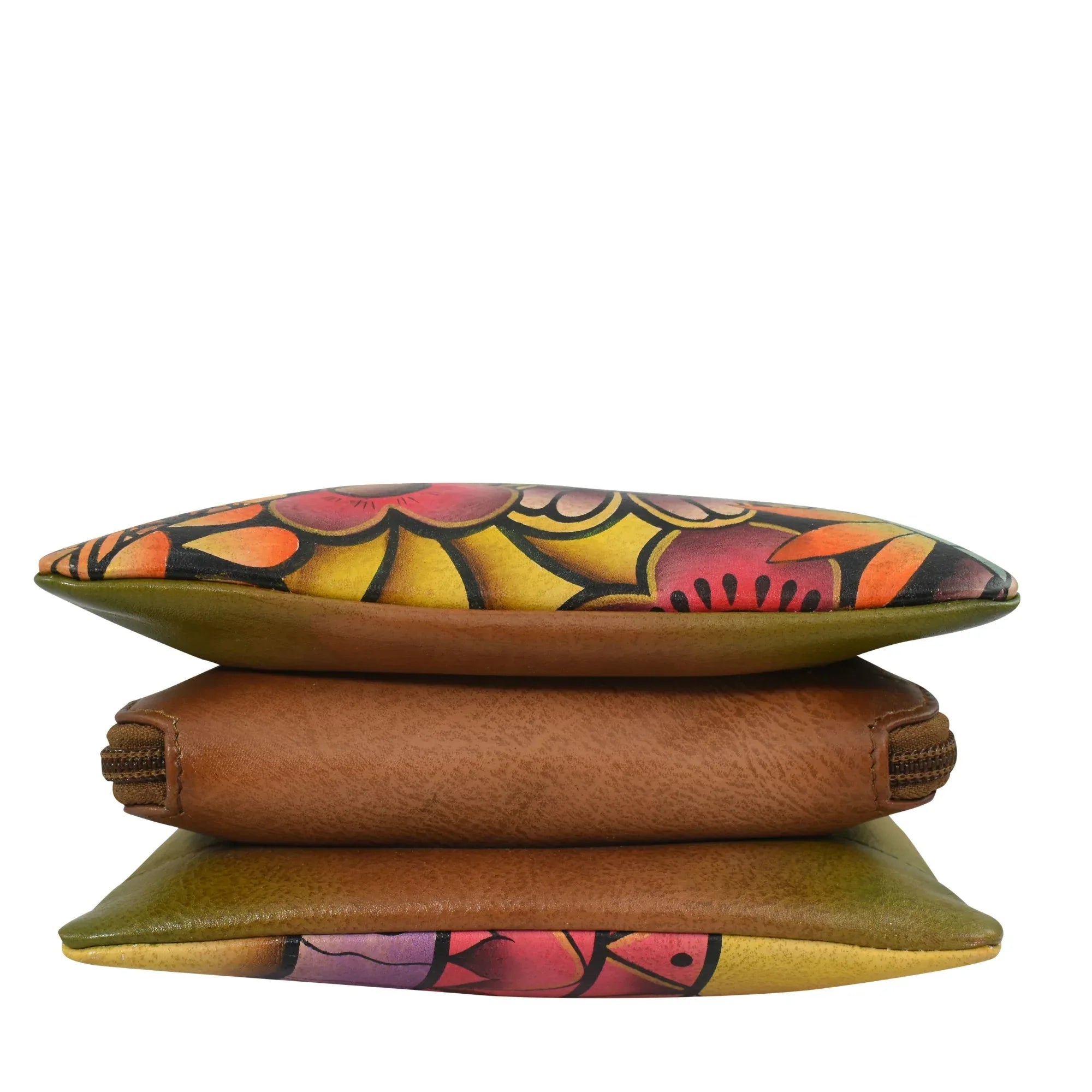 Triple compartment organizer crossbody - 7443 - Anuschka