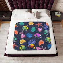 Load image into Gallery viewer, Mystical Reef Sherpa Blanket
