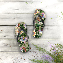 Load image into Gallery viewer, Floral Passion Flip Flops
